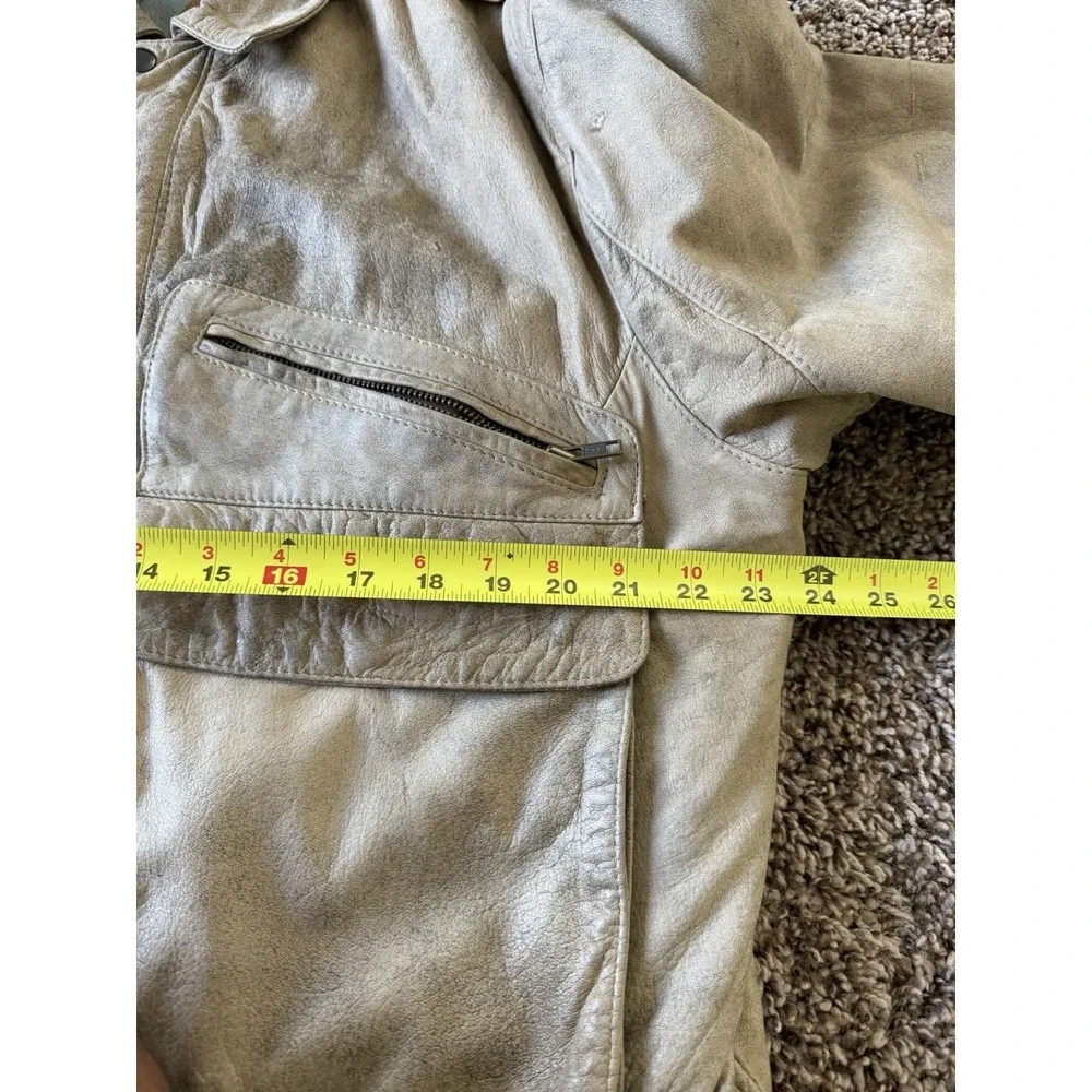 Vintage Aviator Aeropostale 1925 Men's Leather Bomber Jacket Size 44